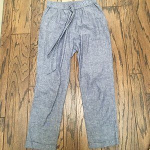 Zara Grey/Blue Flowy Pants